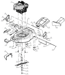 KATALOG CZĘŚCI Weibang WB454HB 3W1 Kosiarka spalinowa 