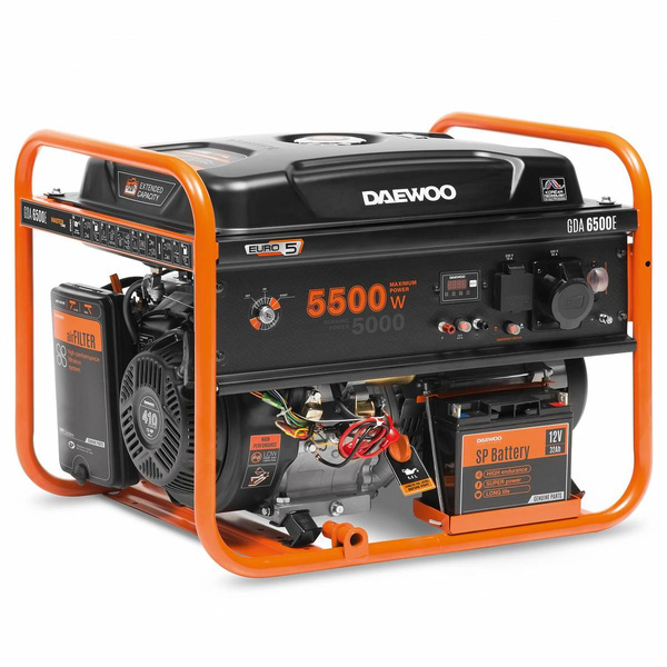 Agregat Prądotwórczy DAEWOO GDA 6500E AVR + rozrusznik