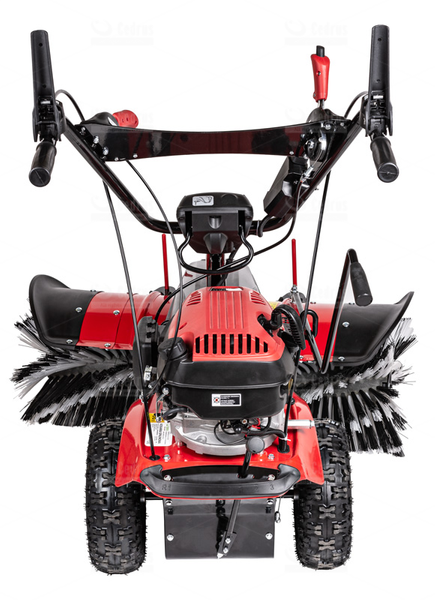 ZESTAW - Zamiatarka spalinowa Cedrus 100cm ZM05PRO-E + PŁUG DO ŚNIEGU + KOSZ NA ODPADY