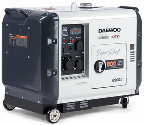 Agregat Prądotwórczy Wyciszony Diesel DAEWOO DDAE 9000SSE AVR -  OD RĘKI