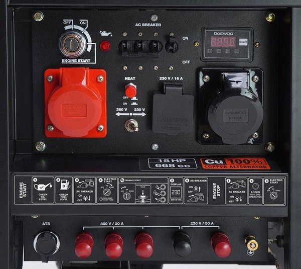 Agregat Prądotwórczy Diesel DAEWOO DDAE 11000DXE-3 AVR Dual Power - OD RĘKI 