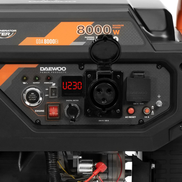 Agregat Prądotwórczy  inwerterowy DAEWOO GDA 8000Ei + rozrusznik - OD RĘKI