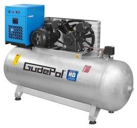 Kompresor tłokowy Gudepol HD 100/500/1200VT + akcesoria